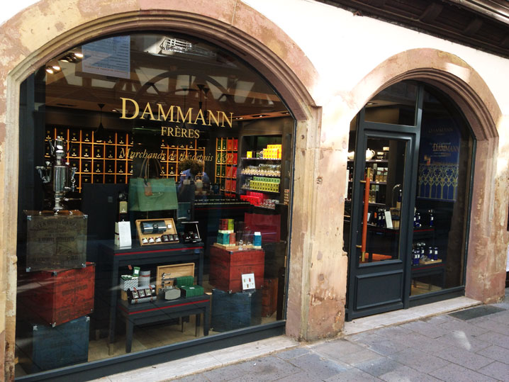 Dammann Frères outlet in Strasbourg near Cathedral Dammann Frères outlet in Strasbourg near Cathedral